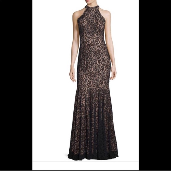 Jovani Black/Nude Evening Gown - Picture 2 of 8